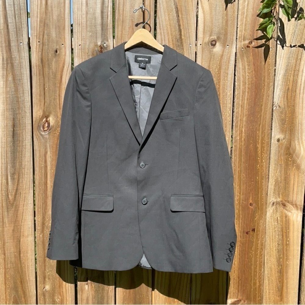 🔥 Claiborne Men’s Black Suit Jacket/Blazer, Size-40
